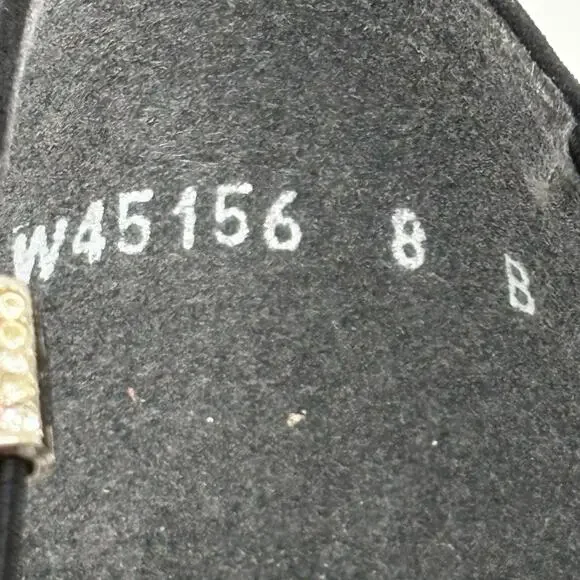 Vintage 90’s Stuart Weitzman D’Orsay Pump Heels 8 Black Sexy Classic - Picture 11 of 16